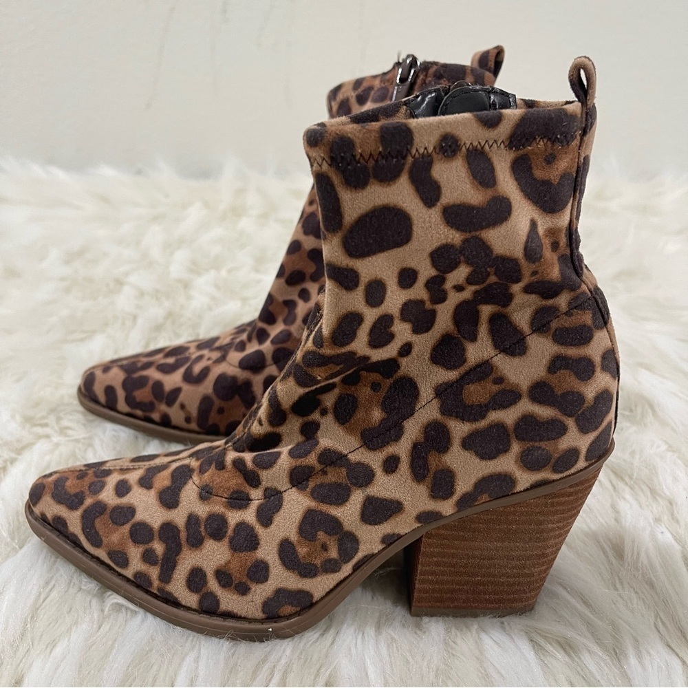 Women’s Soul Naturalizer Melodi Leopard Print Booties Size 6 US! - Picture 8 of 10
